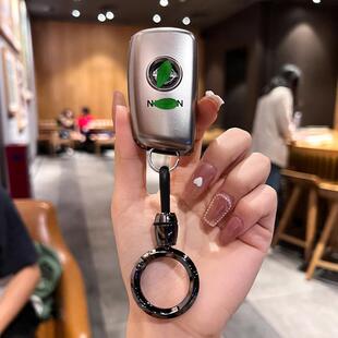 适用日产轩逸钥匙套14代经典2017老款逍客尼桑奇骏骐达蓝鸟壳包扣