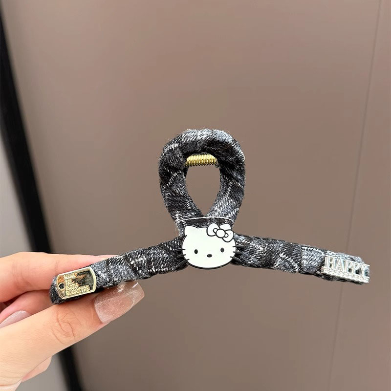 发夹后脑勺盘发鲨鱼夹