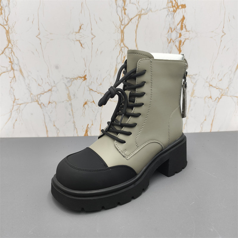 断码处理真皮35码马丁靴2026秋冬圆头中跟防滑底后拉链时尚女短靴,女鞋,马丁靴,淘宝优惠券,粉丝福利购,淘宝优惠卷