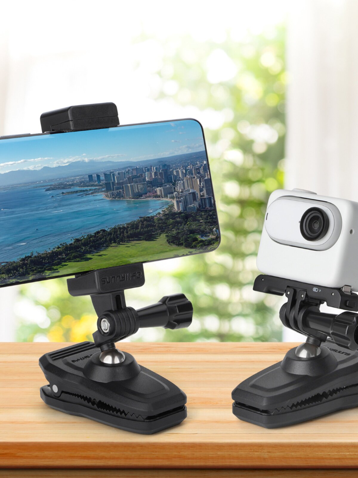 ACTION4 GO3 범용 자석 브래킷 360도 GOPRO12 액션 카메라 배낭 클립