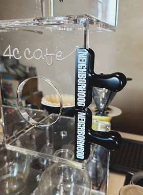 潮牌NBHD密封夹食品夹金属书本夹零食夹夹子咖啡夹黑色三个装