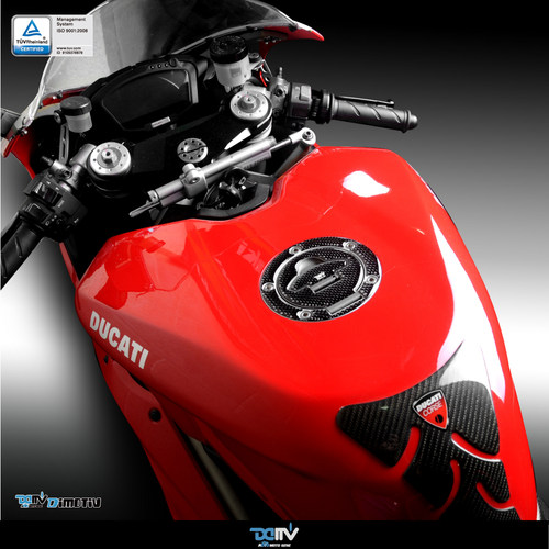 德国 DIMOTIV 适用DUCATI 杜卡迪 部分车型碳纤维油箱盖贴纸DMV