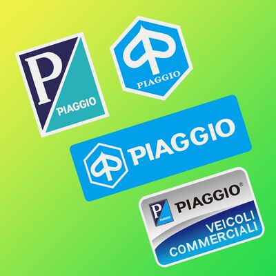 意大利比亚乔 Piaggio 摩托车贴 机车踏板车身装饰贴 防水反光贴