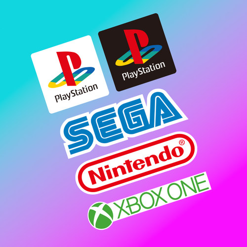 贴纸反光个性任天堂PlaystationPS4边箱游戏机世嘉摩托车