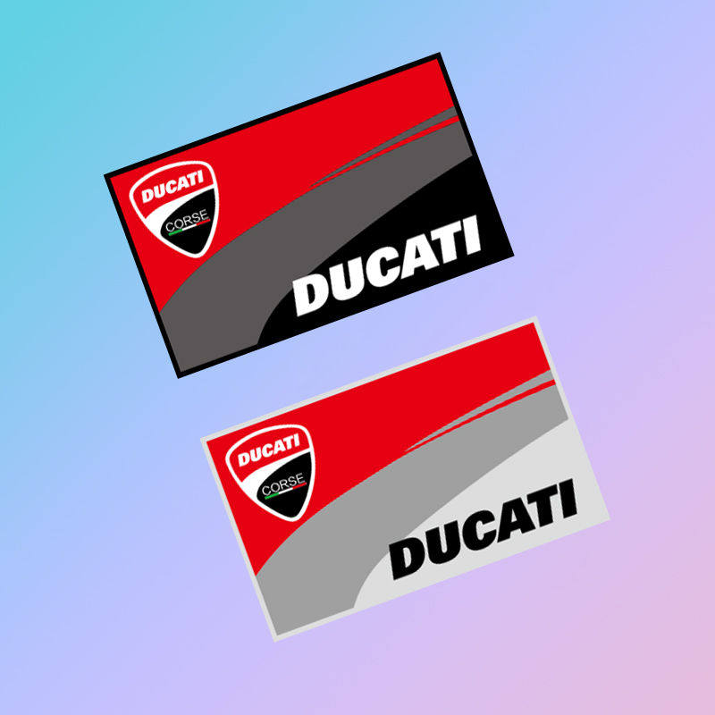 MotoGP 杜卡迪 Ducati Team 车队标志贴纸 摩托车改装反光车贴花