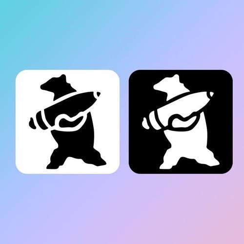 波兰22补给连熊之王徽章军事军标 汽车摩托机车装饰防水反光贴纸