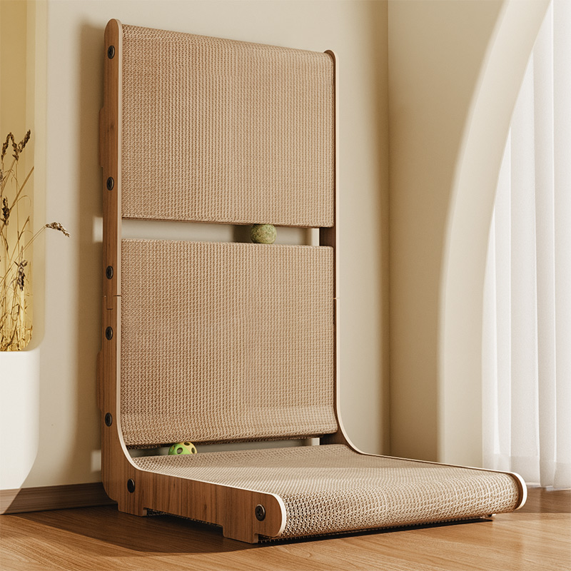 环保立式猫抓板~高密度耐用！