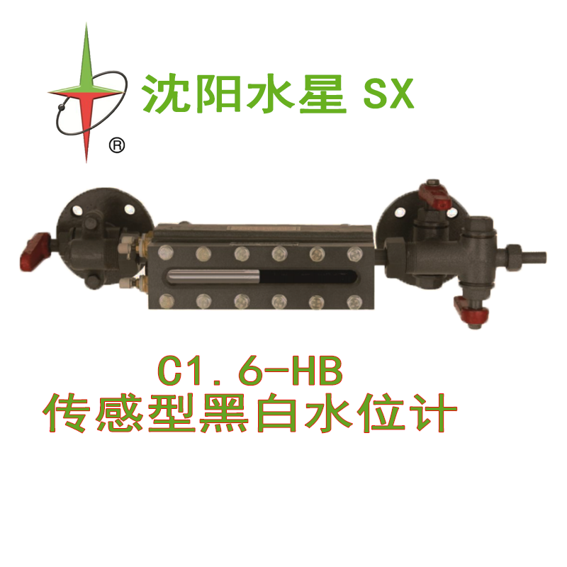 【正品保障】辽宁沈阳水星 锅炉专用 传感型黑白水位计 C1.6-HB-3