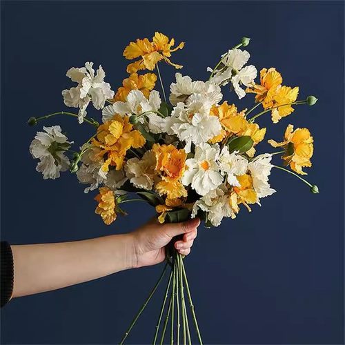 态生活仿真花轮风手捧客厅餐桌