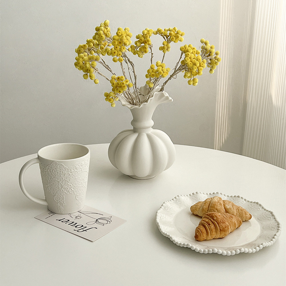 欧式创意陶瓷高级感花瓶