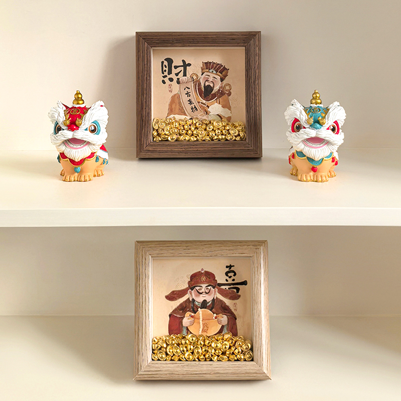 财神爷摆件办公室桌面装饰摆台