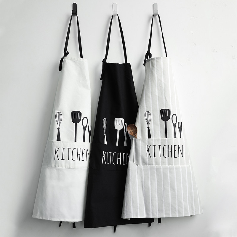 态生活北欧风男女棉麻围裙可擦手防水防油围兜时尚厨房用工作罩衣,家庭/个人清洁工具,围裙,淘宝优惠券,粉丝福利购,淘宝优惠卷