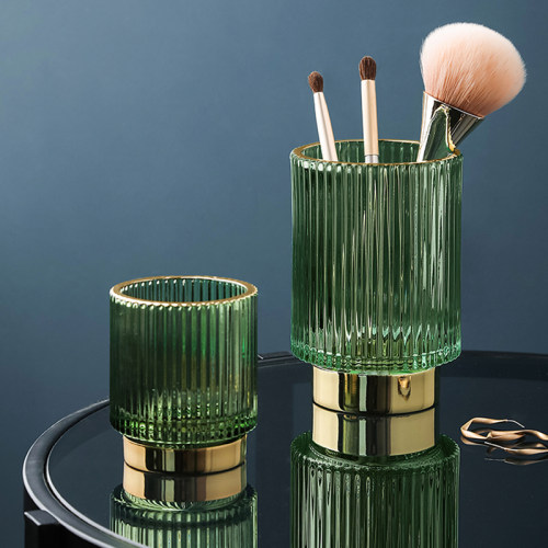 北欧轻奢风化妆刷收纳桶小花瓶