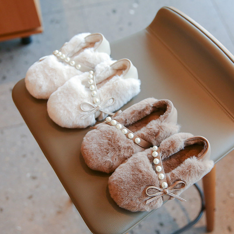 儿童保暖棉鞋2025冬季新款女童百搭棉鞋女宝加绒豆豆鞋保暖毛毛鞋,运动鞋new,童鞋/青少年鞋,淘宝优惠券,粉丝福利购,淘宝优惠卷