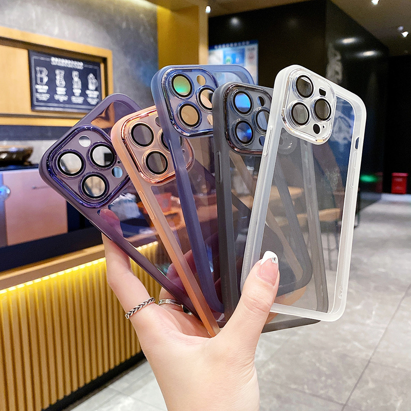 魅影自带镜头膜适用于OPPORENO 13电镀护镜手机壳新款A15g透明保护套