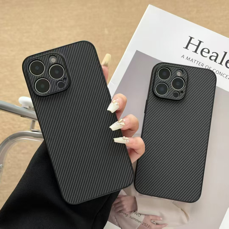 男士碳纤纹适用vivo S20贴皮手壳步步高X200pro商务简约Y78保护套