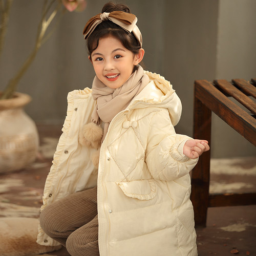 甜美小清新防风保暖羽绒服