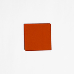 CB535 光学橙色玻璃 535nm前截止，后通过50*50*2mm
