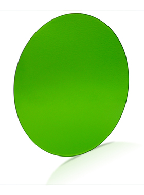 LB17 玻璃 绿色滤光片 绿波玻璃 绿色玻璃 透绿光 φ10*1.5mm