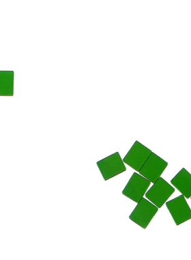 LB1光学绿色玻璃532nm带通滤光片绿色光滤镜透过绿光15*12*0.6mm