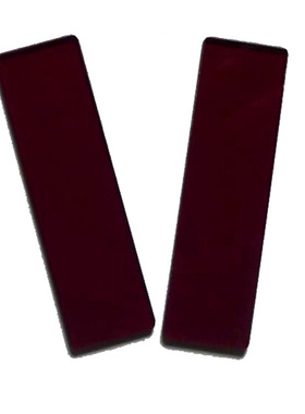 HB700 红色滤光片 80*26.5*2mm 前截止 后通过滤光片光学红色玻璃