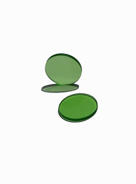 LB6 绿色滤光镜 光学玻璃 绿色玻璃 16*1.5mm