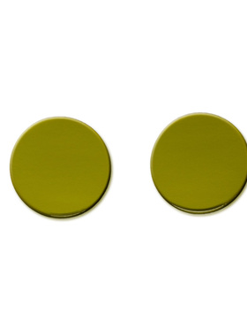 光学金黄色玻璃JB490nm 滤光片 后通过 前截止  直径40*4直径50*2