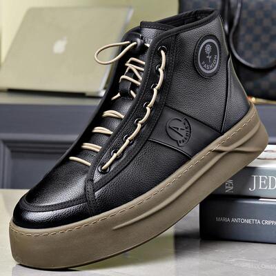 冬季男士保暖高帮鞋韩版