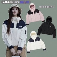 TheNorthFace 北面24白标 女款短款外套dryvent防水冲锋衣NJ2HQ30