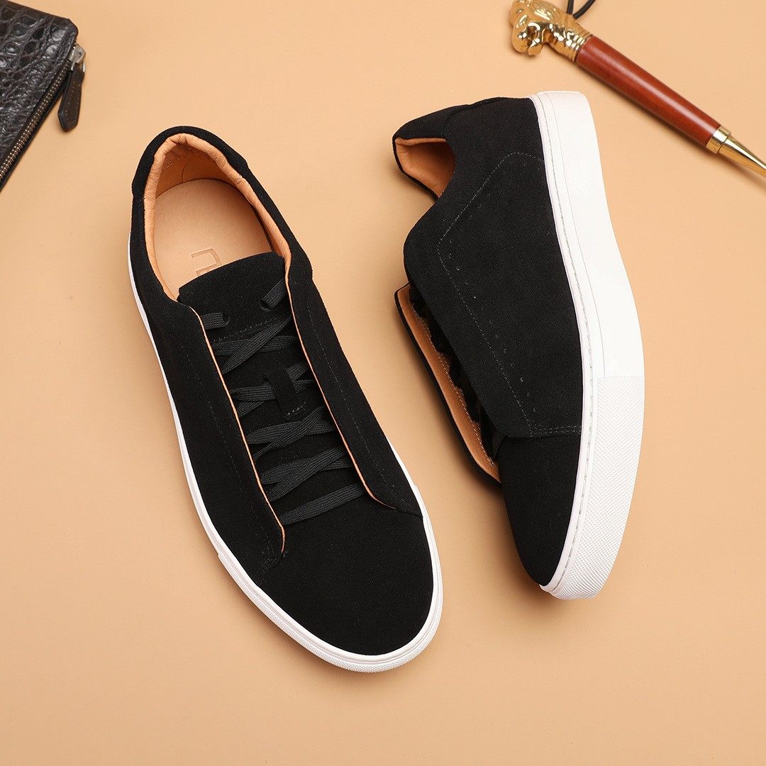 2026春季新品个性板鞋男式磨砂牛皮手工橡胶软底英伦复古风德训鞋,流行男鞋,休闲板鞋,淘宝优惠券,粉丝福利购,淘宝优惠卷