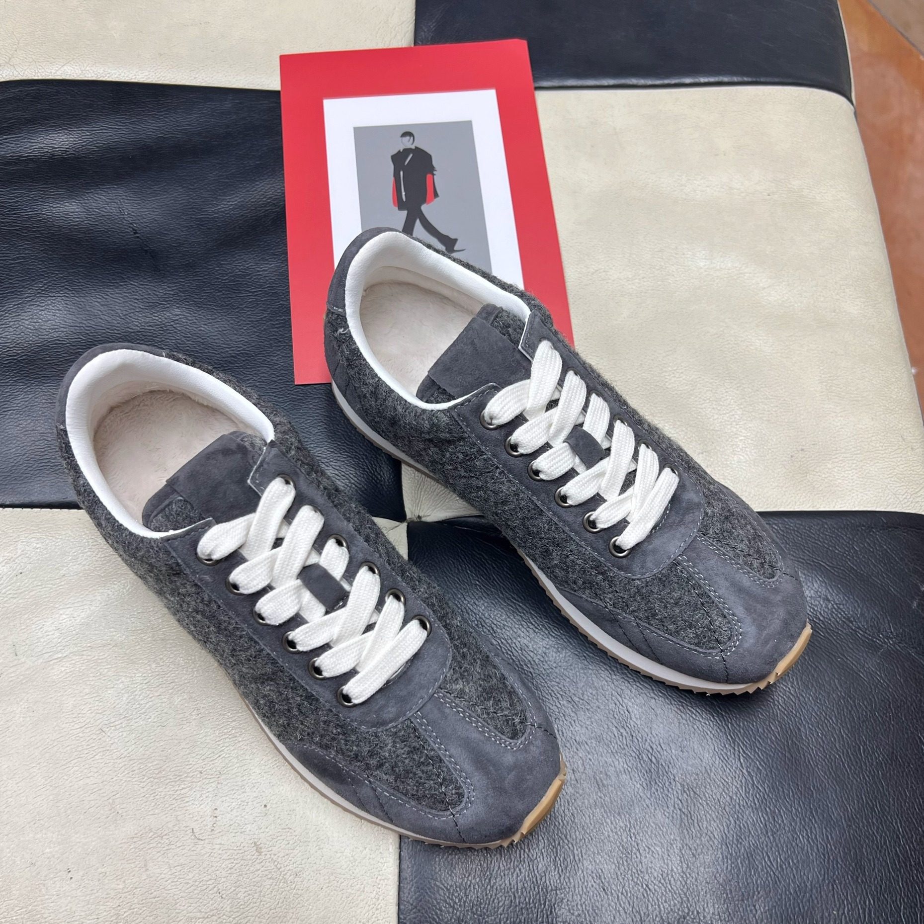 大厂品质 2.5cm跟 台版磨砂皮拼毛尼面加绒内里系带时尚休闲鞋女,女鞋,时尚休闲鞋,淘宝优惠券,粉丝福利购,淘宝优惠卷