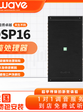 汽车音响改装awave爱威DSP16车载纯处理器全国无损安装