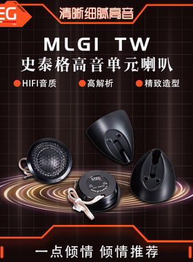 意大利STEG史泰格MLG1TW高音车载扬声器汽车音响改装
