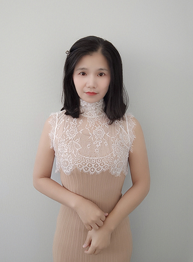 高领假衣领蕾丝韩版假领假领子女