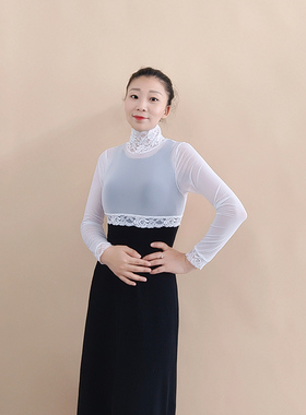 夏季女装新款半截网纱长袖假领子