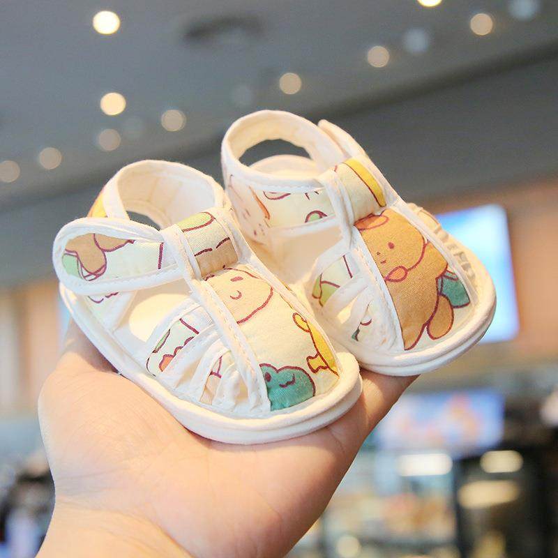婴儿凉鞋可爱印花宝宝轻薄透气学步鞋软底防掉0-3-6个月一岁外穿,童鞋/婴儿鞋/亲子鞋,婴儿步前鞋/袜鞋,淘宝优惠券,粉丝福利购,淘宝优惠卷