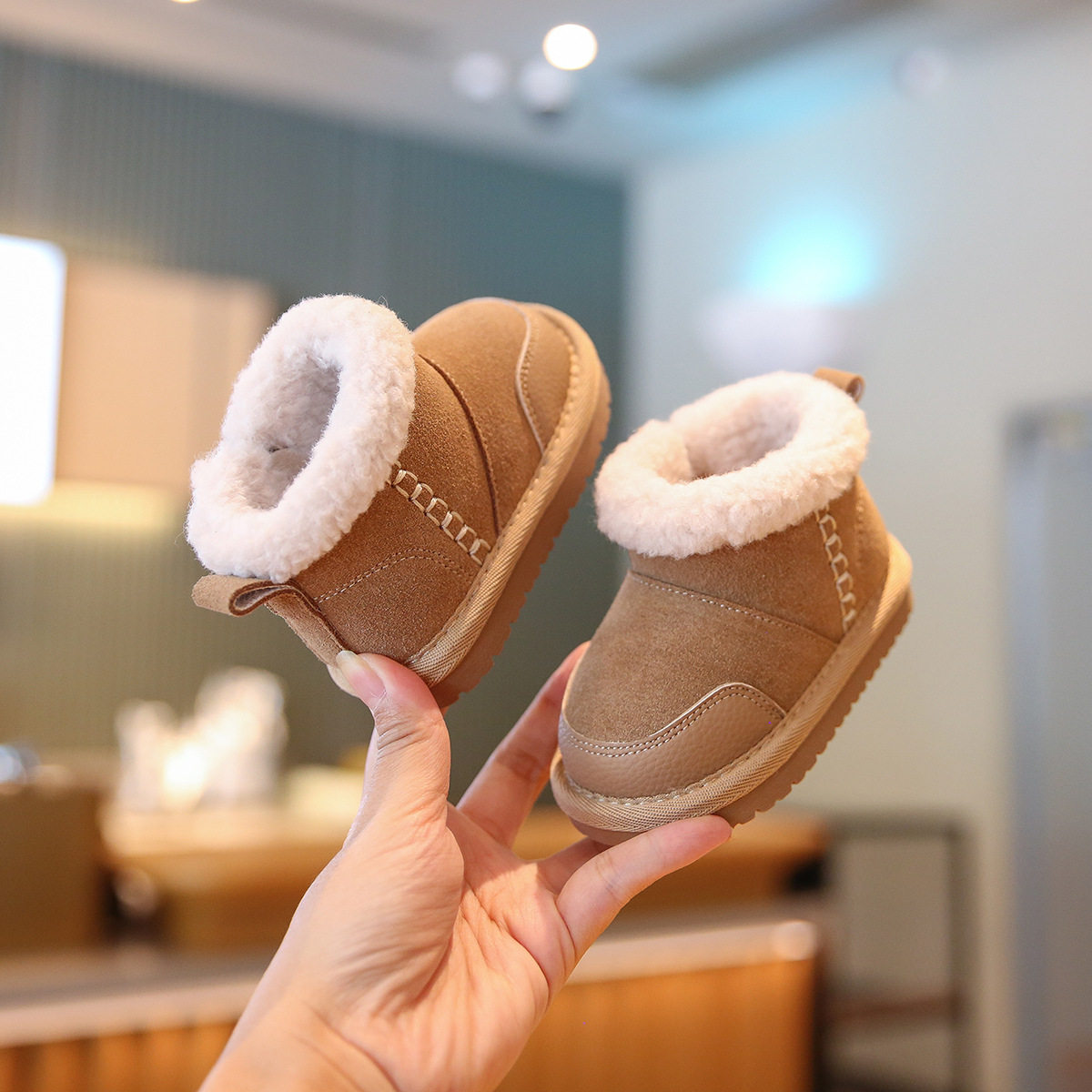 小步点宝宝冬鞋软底婴儿学步鞋女宝加绒加厚棉鞋男小童鞋子雪地靴,童鞋/婴儿鞋/亲子鞋,婴儿步前鞋/袜鞋,淘宝优惠券,粉丝福利购,淘宝优惠卷