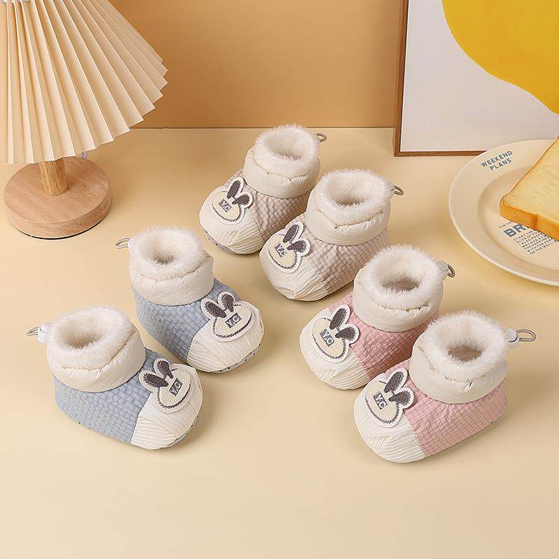 婴儿棉鞋冬季新生儿鞋子0-6-12个月男女加绒宝宝步前鞋软底不掉鞋,童鞋/婴儿鞋/亲子鞋,幼小稳步鞋,淘宝优惠券,粉丝福利购,淘宝优惠卷
