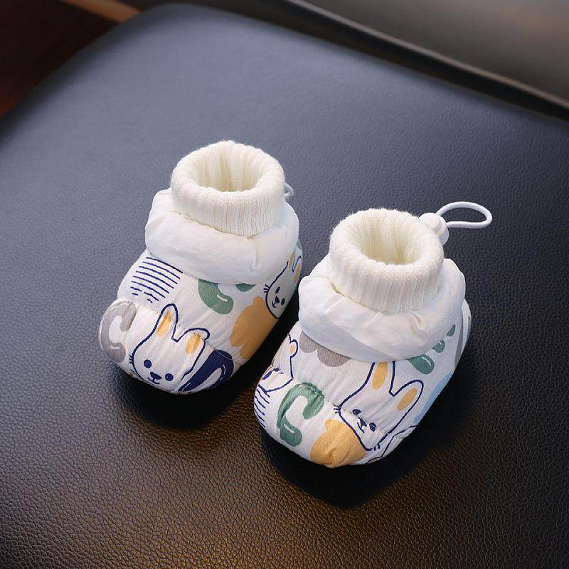 婴儿袜鞋秋冬加绒可爱印花新生宝宝卡通保暖护脚套学步鞋软底防掉,童鞋/婴儿鞋/亲子鞋,婴儿步前鞋/袜鞋,淘宝优惠券,粉丝福利购,淘宝优惠卷