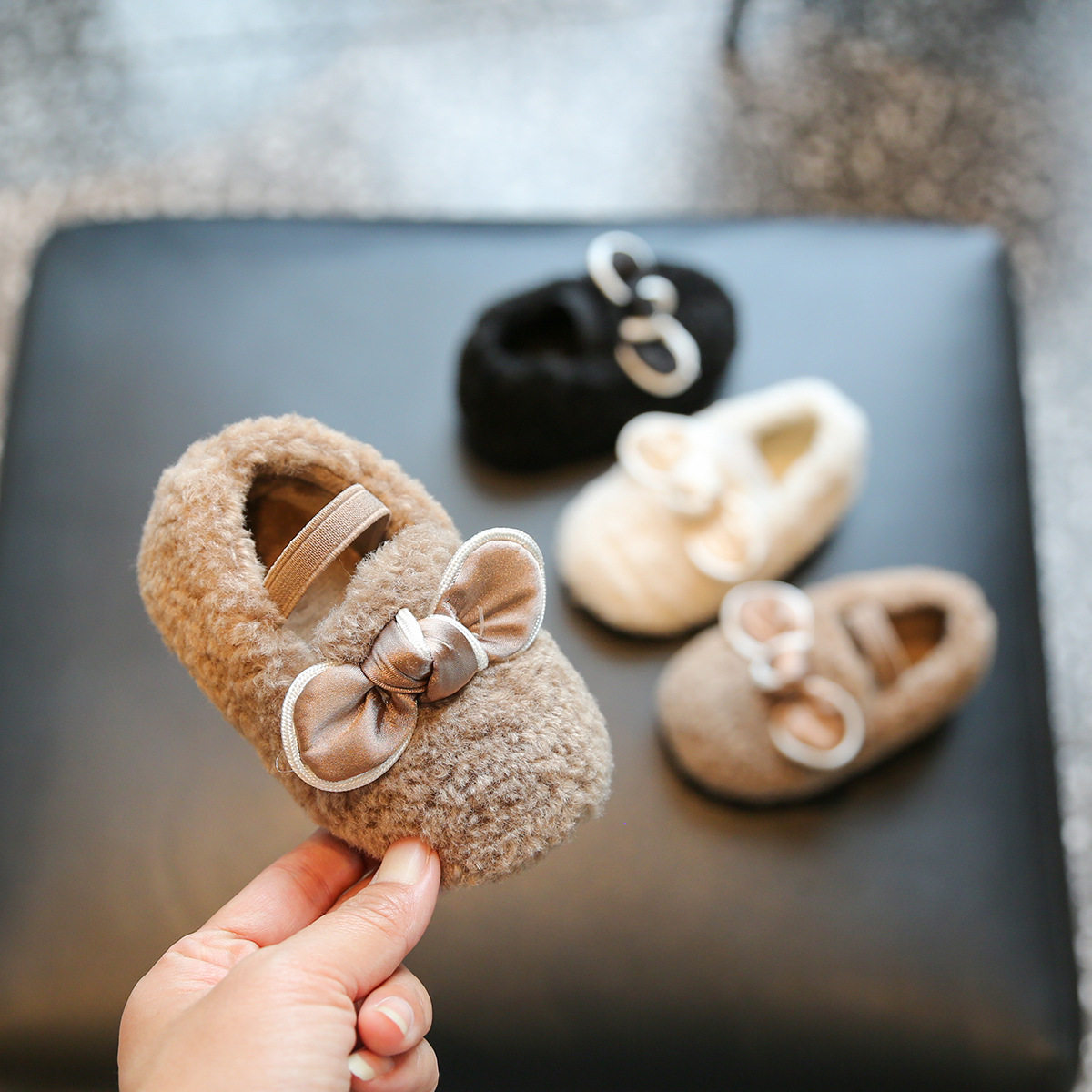 女宝宝毛毛鞋冬季加绒棉鞋软底婴儿学步鞋时尚小童公主鞋女童鞋子,童鞋/婴儿鞋/亲子鞋,婴儿步前鞋/袜鞋,淘宝优惠券,粉丝福利购,淘宝优惠卷