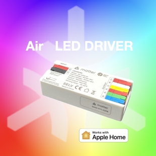 JINK适用苹果RGBCW灯带控制器调光驱动240W Matter over Thread