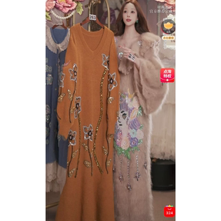 1211直播263彩蛋双12抢先购甜粽公主毛衣裙80 120