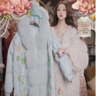 1124直播245高端新风潮福利重工刺绣鹅绒服羽绒服外套80-120