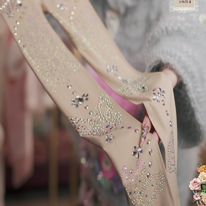 1222直播286高端水晶显瘦蜜茶金百搭0~-5度羊毛袜80-140