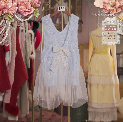 0122直播159彩蛋年货节新品淡雅蓝刺绣马甲80-120,服饰配件/皮带/帽子/围巾,帽子,淘宝优惠券,粉丝福利购,淘宝优惠卷