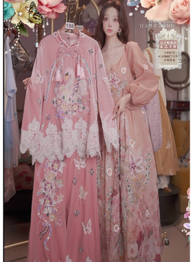 0806直播198《洛可可东方美学·丝绒天鹅湖》上衣裤子腰带 80-120