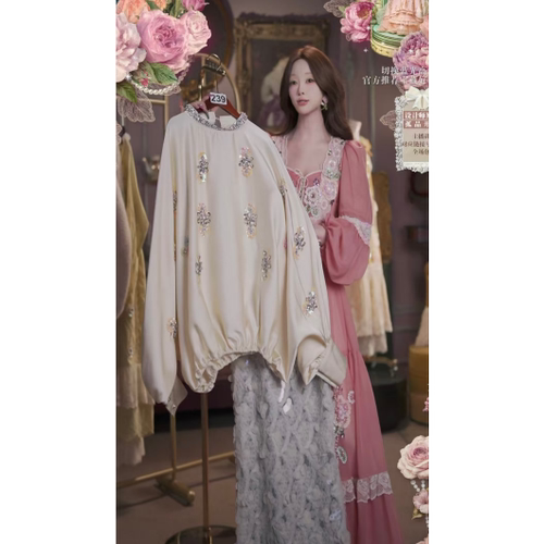 0317直播239高端春上新重工刺绣2件套80-120