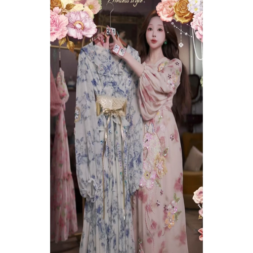 0712直播221高端仲夏新品狂欢刺绣公主裙80-120