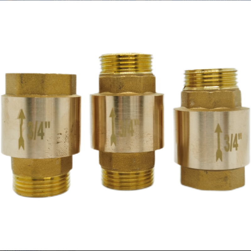 全铜铜芯立式4分6分1寸止回阀 DN152025内外螺纹丝扣自来水单向阀