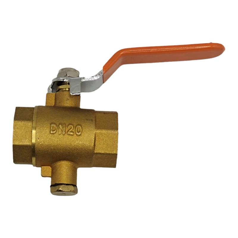 加厚黄铜测温球阀三通黄铜阀